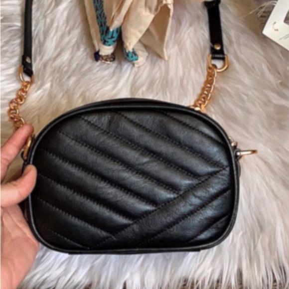 KIRA CHEVRON SMALL CAMERA BAG - Picture 5 of 9